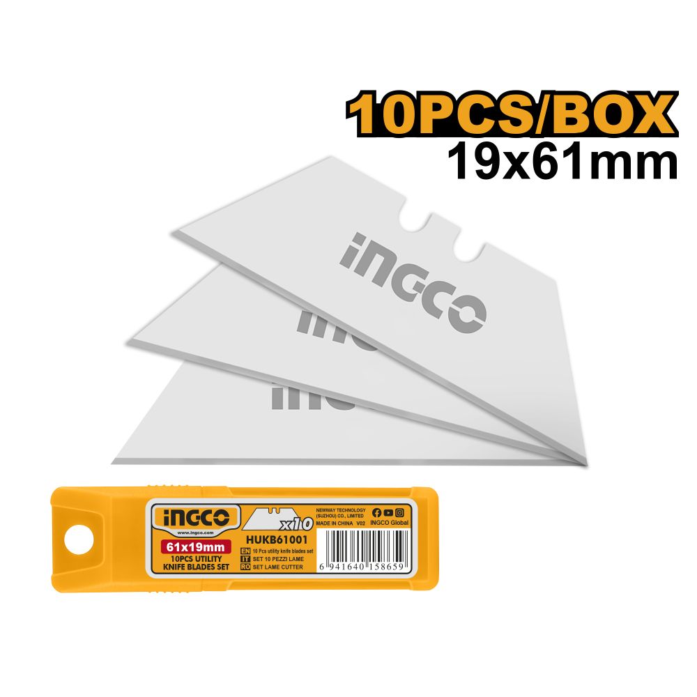 Blade Set 61x19mm 10pcs