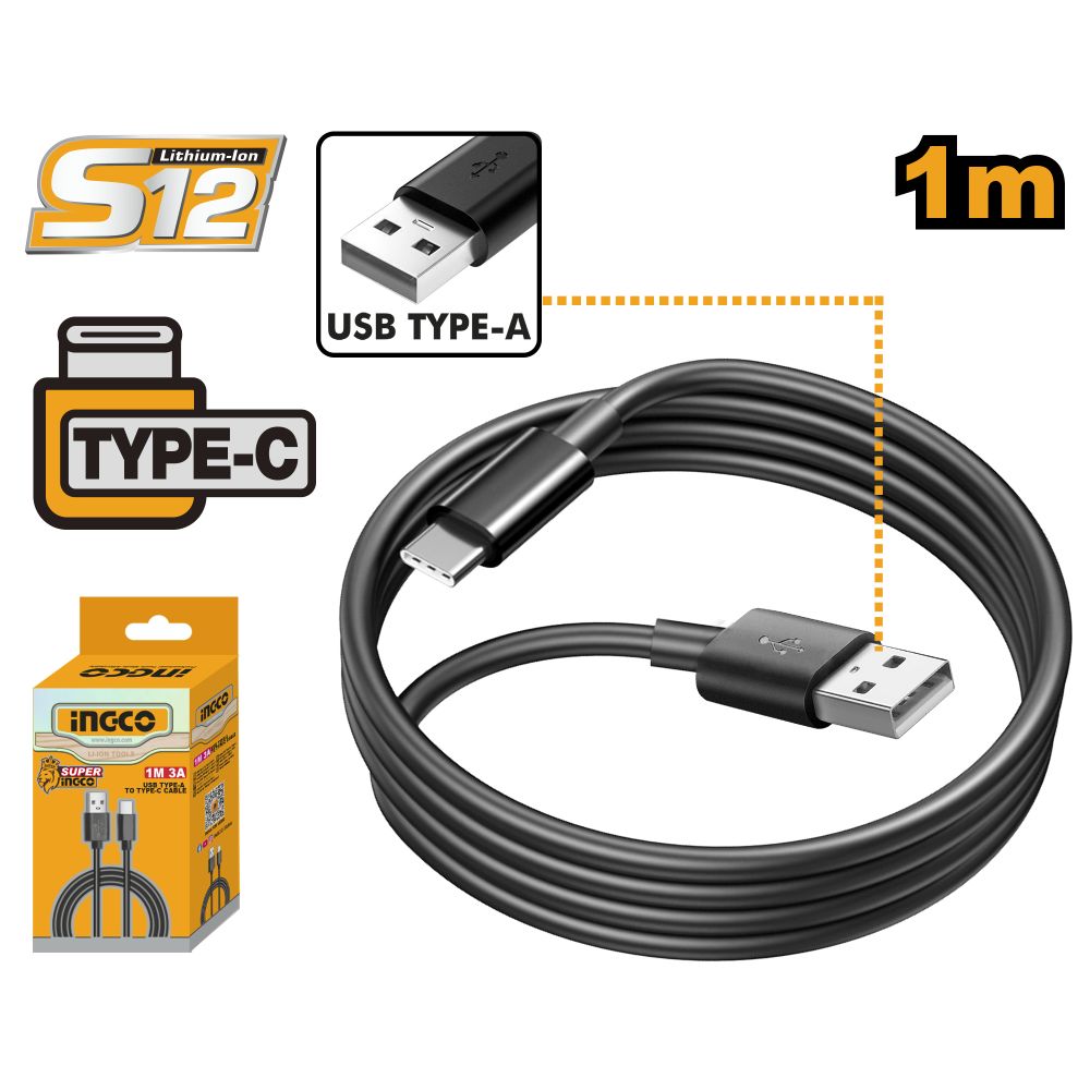 12v Ps+ Usb Cable A To Type C Cable