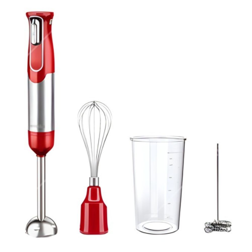 4 In 1 Blender Cordless Set Red
