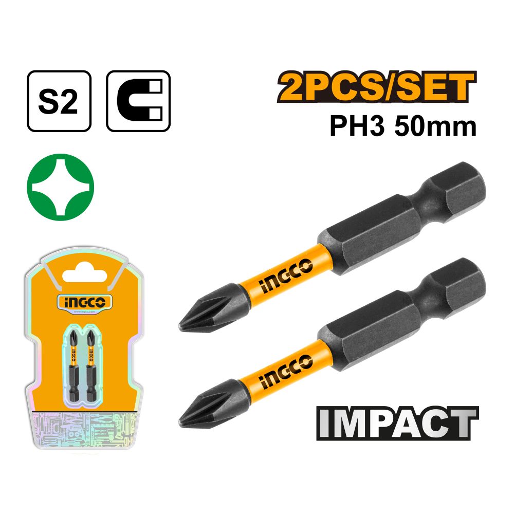 S/d Bit Impact Ph3 50mm S2 2pcs