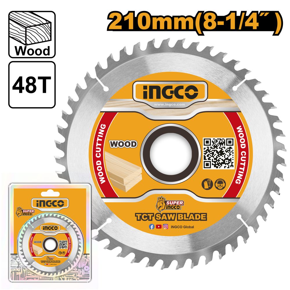 Blade Tct Wood 210x48t 16/254
