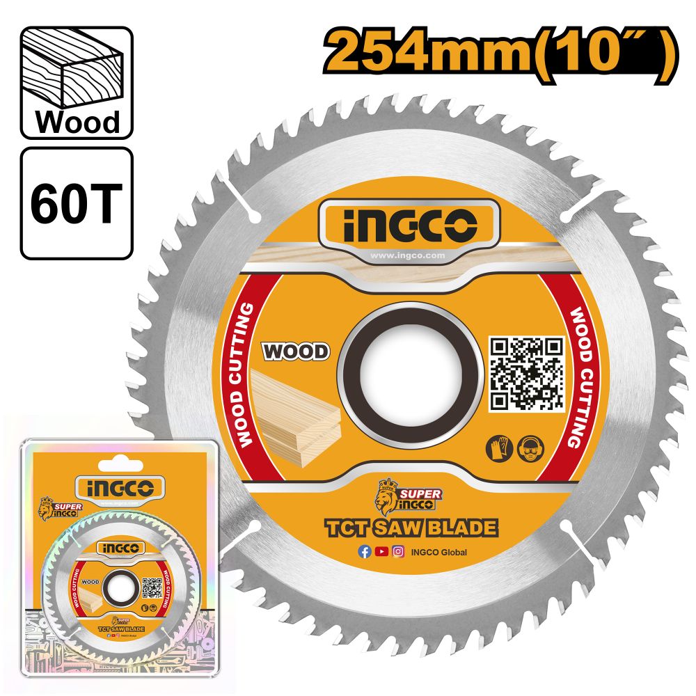 Blade Tct Wood 254x60t 16/254