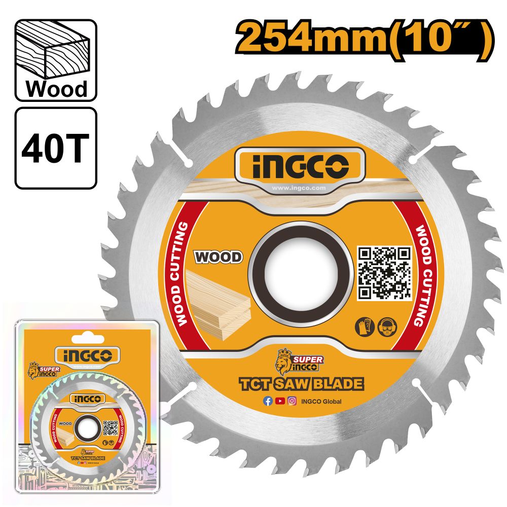 Blade Tct Wood 254x40t 30+rngs