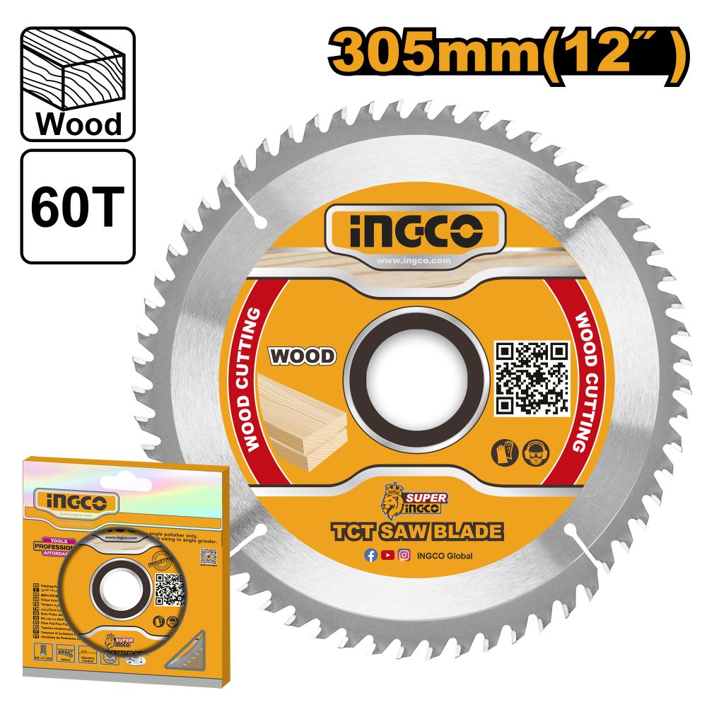 Blade Tct Wood 305x60t 30+rngs
