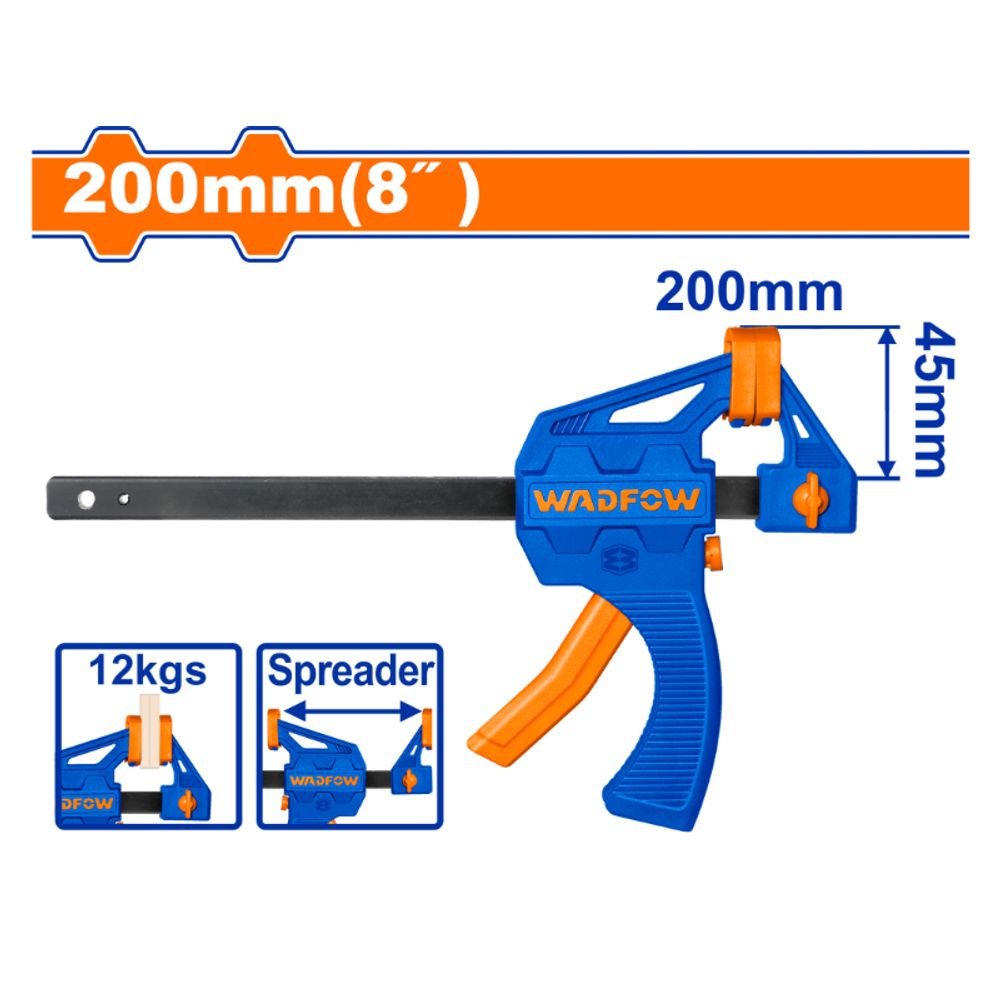 Clamp Quick Bar 45x200mm