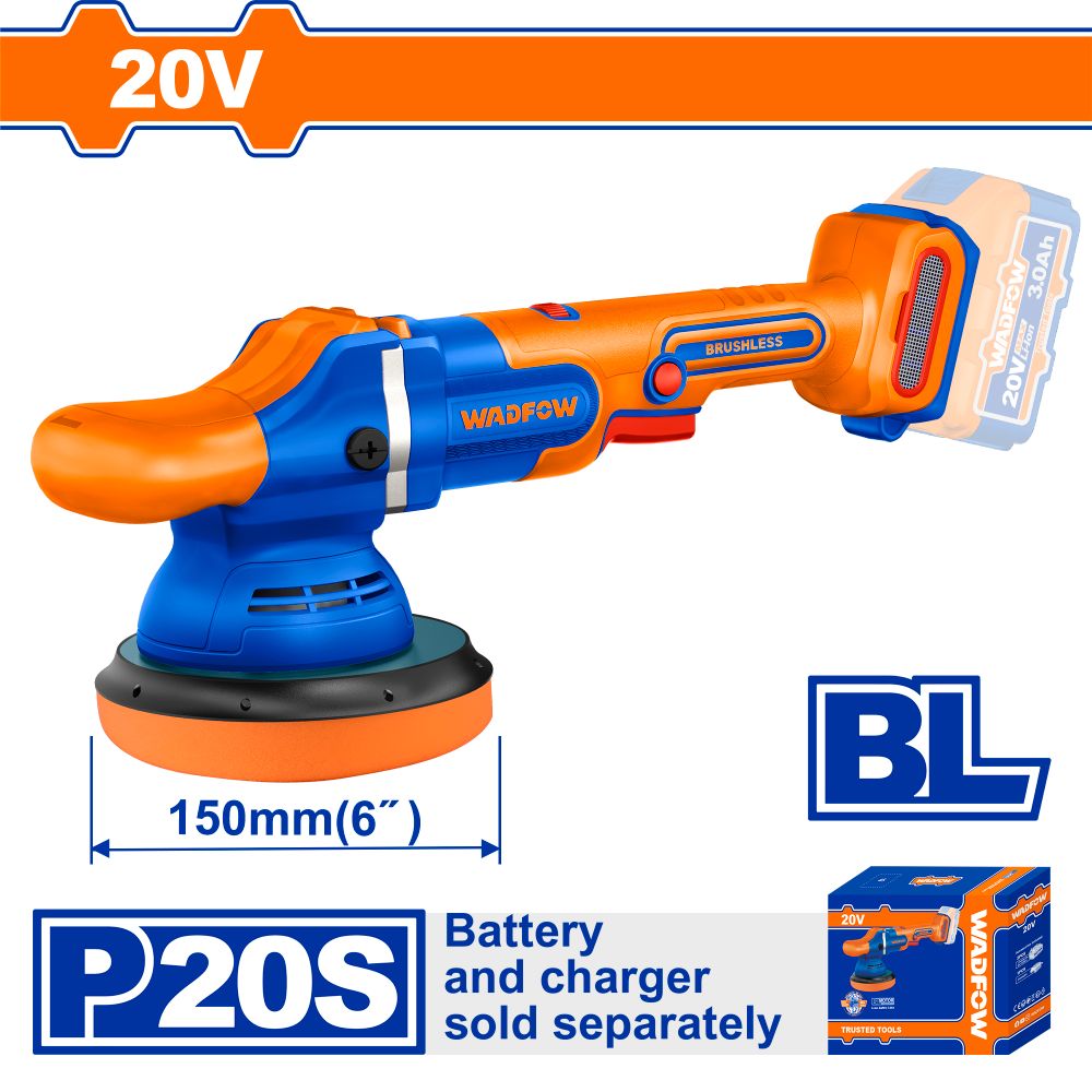 20v Ps+c/l B/l Polisher 150mm Incl Assy No B/c