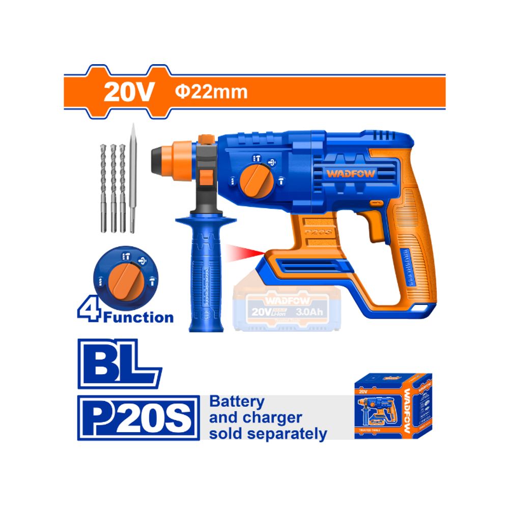 20v Ps+c/l B/l Rotary Hammer Drill