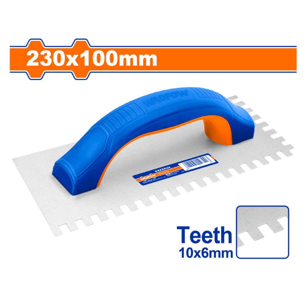 Trowel Plaster Teeth 10x6mm Cb 230x100mm