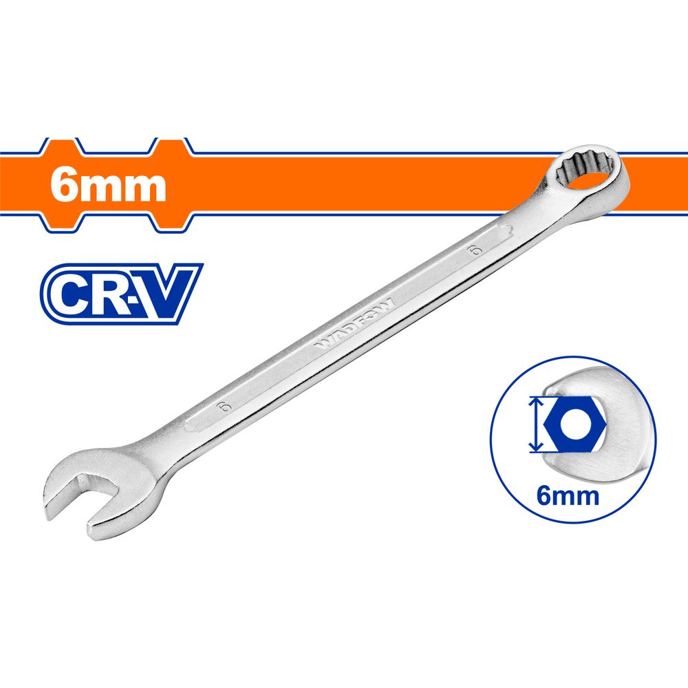 Spanner Combination Cr V 6mm