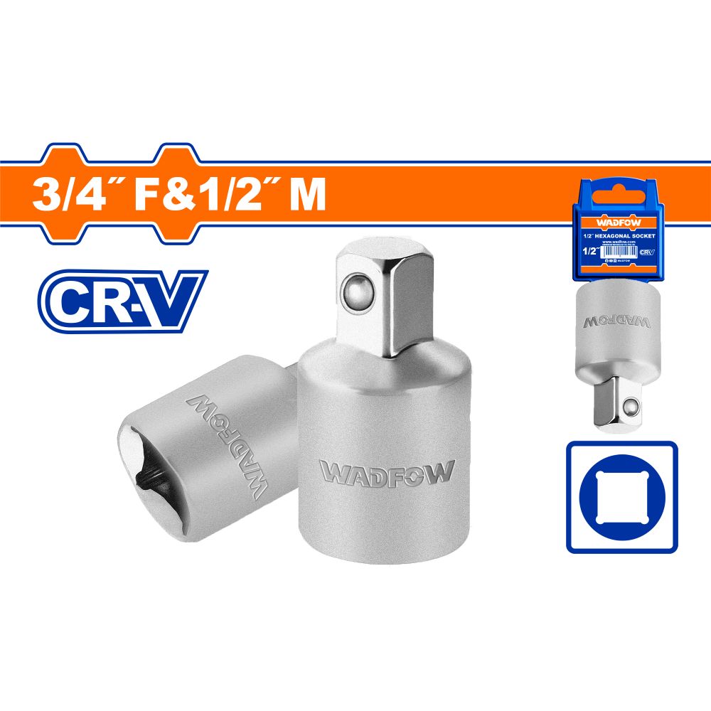 Socket Adaptor 50bv30 3/4x1/2 Inch