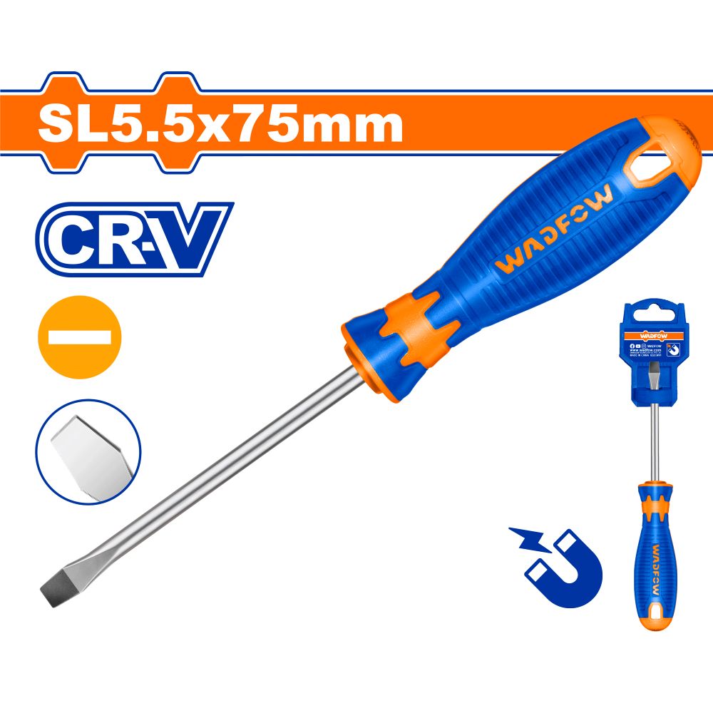 S/driver Slot Mag Bt Cr V 55x75mm