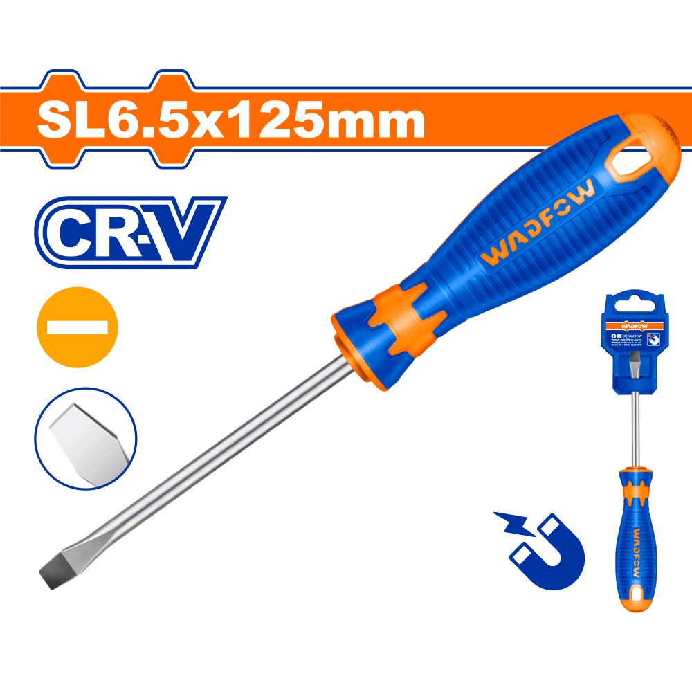 S/driver Slot Mag Bt Cr V 65x125mm