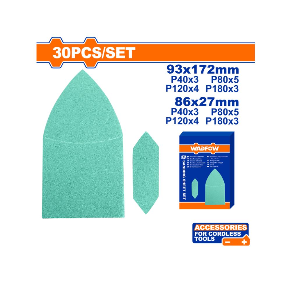 Sanding Sheet 86x27mm 30pcss