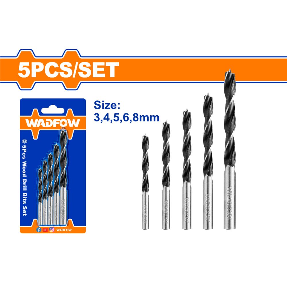 D/bit Wood Set 5pcss