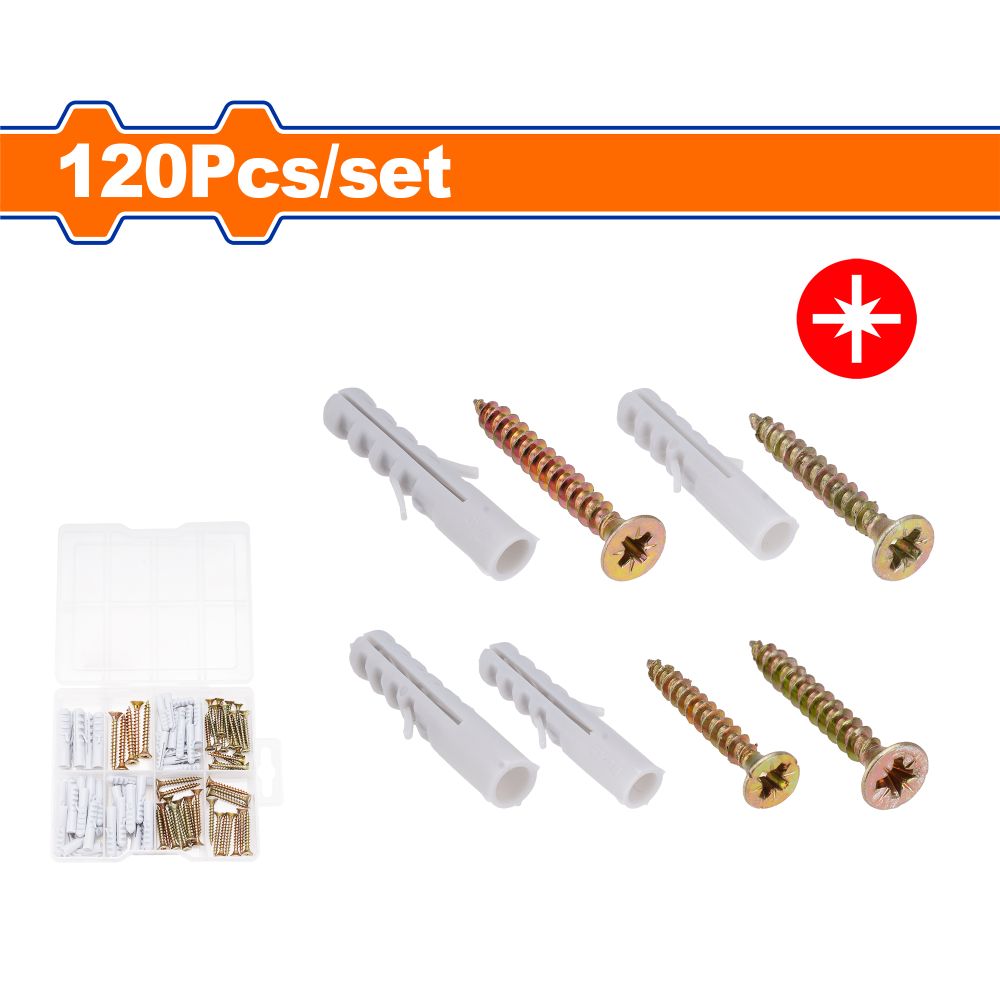 Screw Chipboard Acc Set 3.5-5mm 120pcs