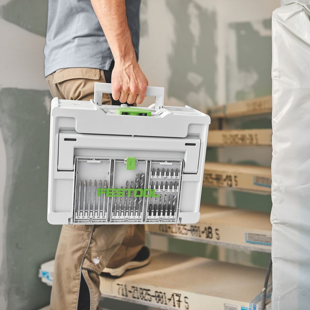 FESTOOL BKS SYS3 50mm CE 12-Piece CENTROTEC Bit Cassette