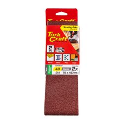 S&ing Belt 75 X 457mm 40grit 2/pack