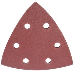 S&ing Triangle Sheet 120grit 94x94x94mm 5/pack W/holes Hook & Loop