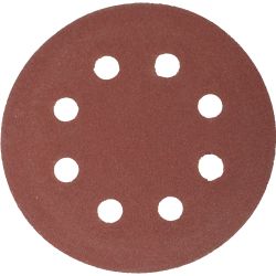 S&ing Disc 115mm 180 Grit With Holes 10/pk Hook & Loop
