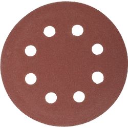 S&ing Disc 125mm 40 Grit With Holes 10/pk Hook & Loop
