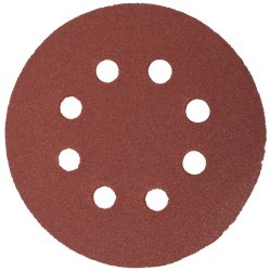 S&ing Disc 125mm 60 Grit With Holes 10/pk Hook & Loop
