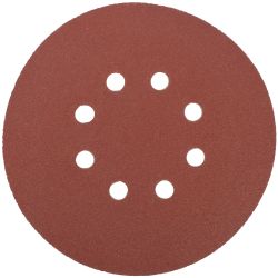 S&ing Disc 150mm 120 Grit With Holes 10/pk Hook & Loop