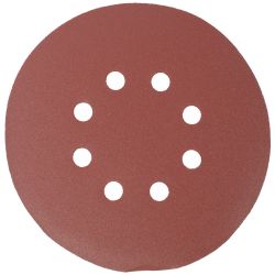 S&ing Disc 150mm 180 Grit With Holes 10/pk Hook & Loop