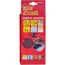 S&ing Sheet Orb 95 X 230mm 150gr Plain With 8 Holes 5/pk