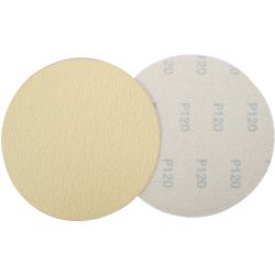 Gold Disc (50 Pieces) 120 Grit 150mm Without Hole Hook & Loop
