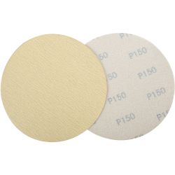 Gold Disc (50 Pieces) 150 Grit 150mm Without Hole Hook & Loop