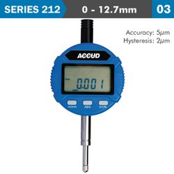 Digital Indicator Flat & Lug Back 12.7mm/0.5'