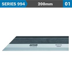 Straight Edge 200mm Din874 S/steel
