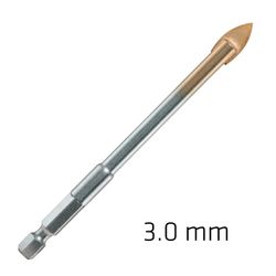 Glass & Tile Drill Bit 3mm