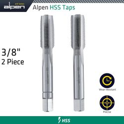 Hss H& Tap Set Imperial G 3/8' Pouched