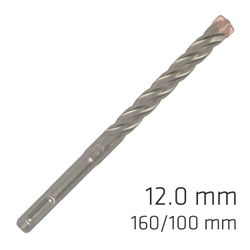 Force X 12.0 X 160/100 Sds-+ Rebar Drill Bit X4 Cutting Edges