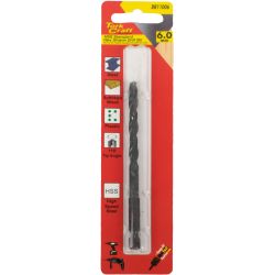 Drill Bit Hss St&ard 6.0mm Hex Shank 1/card