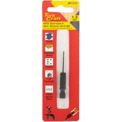 Drill Bit Hss St&ard 1.5mm Hex Shank 1/card
