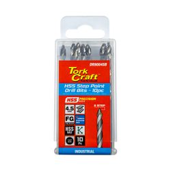 Precision-max Step . 4.5mm Hss Drill 10 Pack