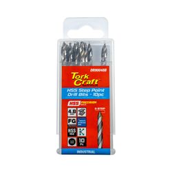 Precision-max Step . 4.8mm Hss Drill 10 Pack