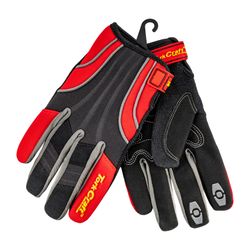 Mechanics Glove 2x Large Synthetic Leather Reinforced Palm Sp&ex Red