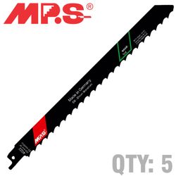 Sabre Saw Blade Soft Wood, Const & Firewood 230mm 3 Tpi 5/pack