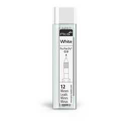 PICA Fine Dry 0.9mm Lead 12pc Refill Set White