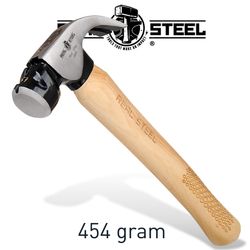 Hammer Claw Curved 450g 16oz Hick. Wood H&le