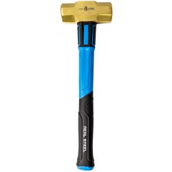 Brass Hammer 4lb Sledge Fibre Glass H&le