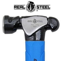 Hammer Ball Pein 450g 16oz Graph. H&le REAL STEEL