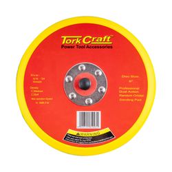 Da S&er Pad Hook & Loop 5 16 - 24unf Med Soft No Holes 150mm 6'