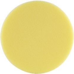Foam Pad Hook & Loop Yellow Sponge 150mm 6' Heavy Cutting