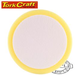 Foam Pad Hook & Loop Yellow Sponge 150mm 6' Heavy Cutting