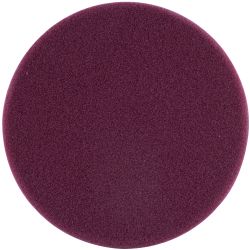 Foam Pad Hook & Loop Maroon Sponge 150mm 6' Heavy Compounding