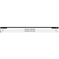 Scroll Saw Bl.15tpi W/pins 6/pack